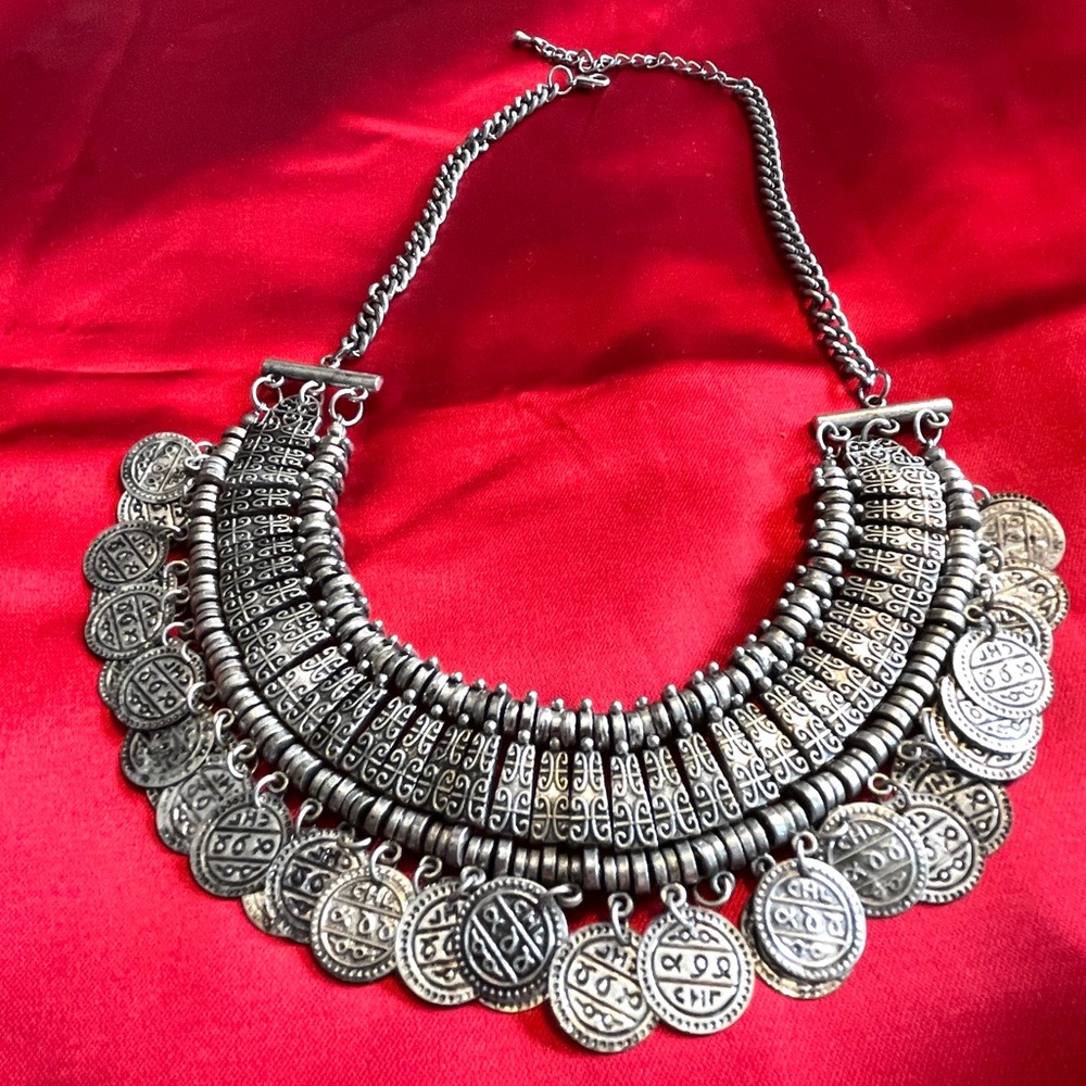 Silver Bohemian Necklace